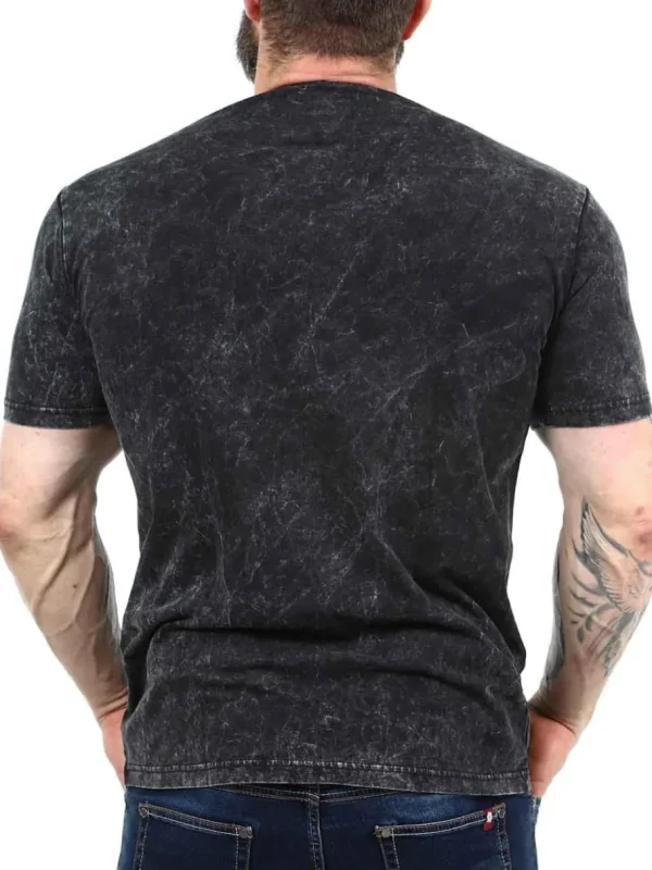 RD Fuel T-shirt - Washed Black^Rockdenim Hot