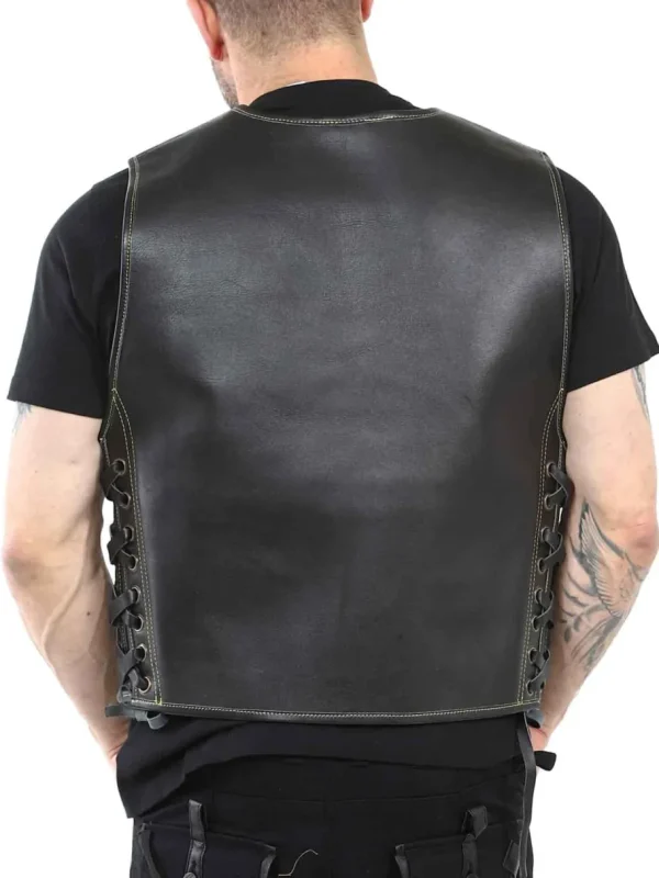 RD Heavy Biker Skindvest - Sort^Rockdenim Online