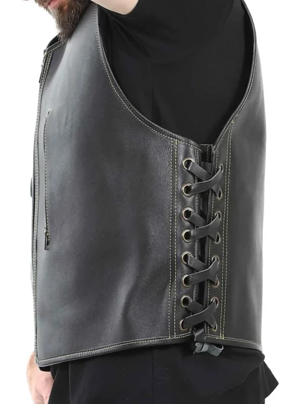 RD Heavy Biker Skindvest - Sort^Rockdenim Online