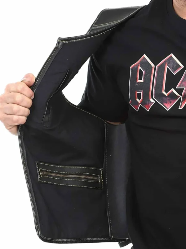 RD Heavy Biker Skindvest - Sort^Rockdenim Online