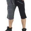 RD Heavy Ripped Bermuda Shorts - Sort/Grå^Rockdenim Discount