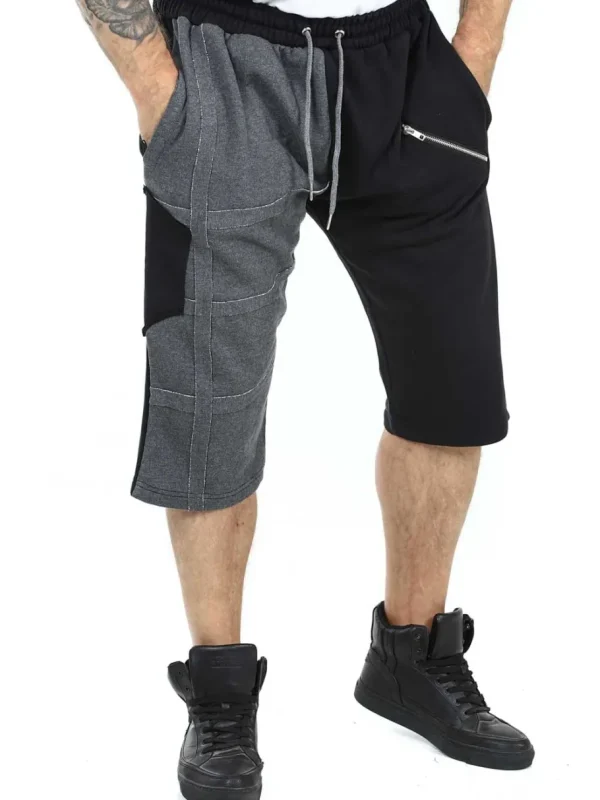 RD Heavy Ripped Bermuda Shorts - Sort/Grå^Rockdenim Discount