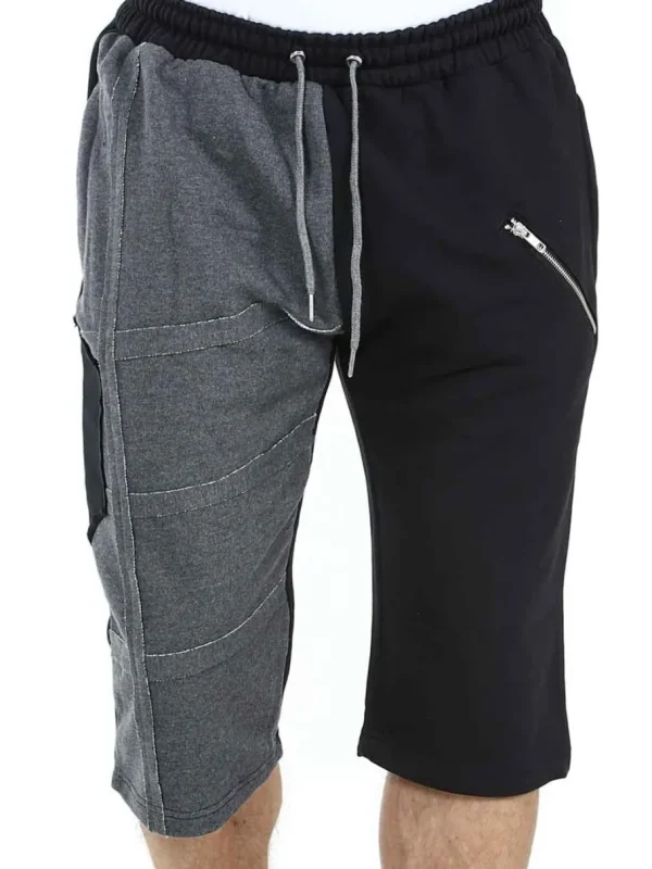 RD Heavy Ripped Bermuda Shorts - Sort/Grå^Rockdenim Discount