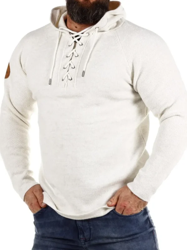 RD Hero Cashmere Strikket Trøje - Off White^RockDenim New