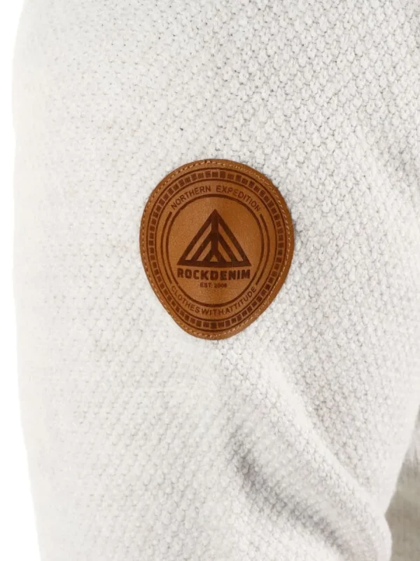 RD Hero Cashmere Strikket Trøje - Off White^RockDenim New
