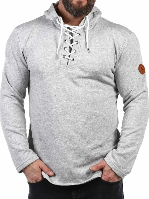 RD Hero Hoodie - Lysegrå^Rockdenim Outlet