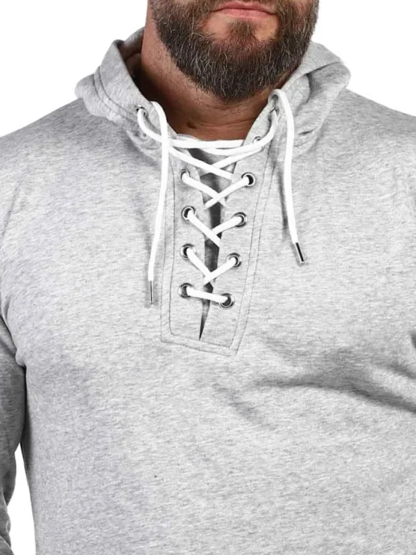 RD Hero Hoodie - Lysegrå^Rockdenim Outlet
