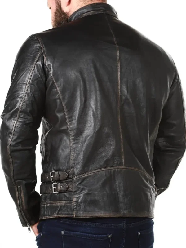 RD Johnny Skindjakke - Dirty Black^RockDenim New