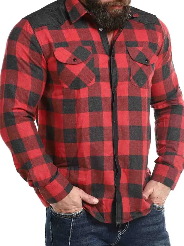 RD Lumberjack Skjorte - Rød/Sort^RockDenim New