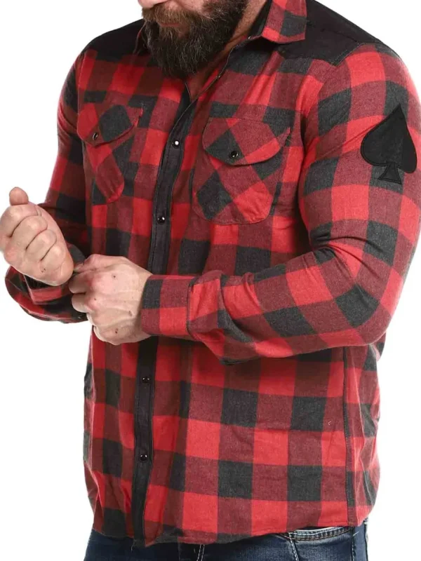 RD Lumberjack Skjorte - Rød/Sort^RockDenim New