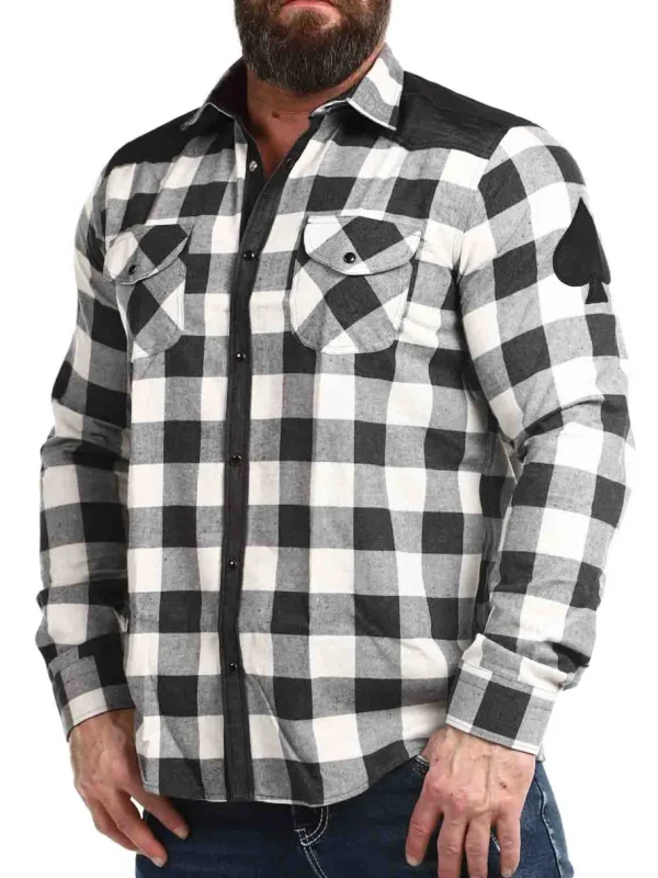 RD Lumberjack Skjorte - Sort/Hvid^RockDenim Hot