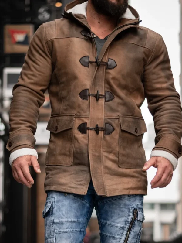 RD Matan Foret Skindfrakke - Brun^RockDenim Sale
