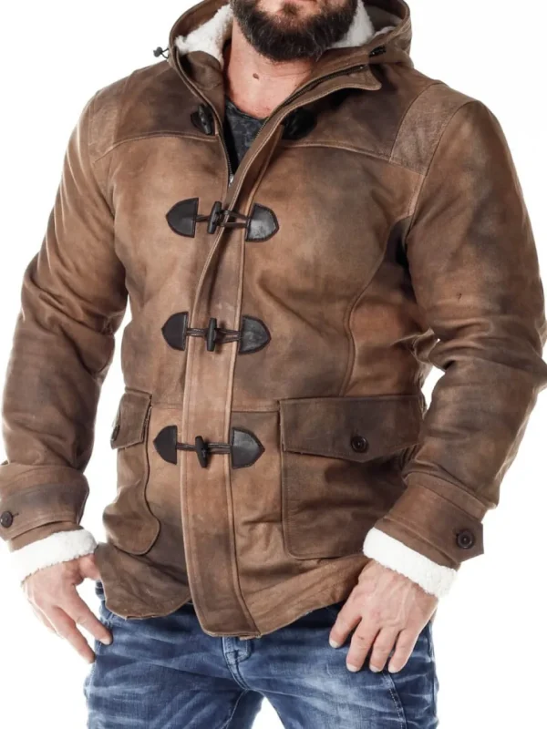 RD Matan Foret Skindfrakke - Brun^RockDenim Sale