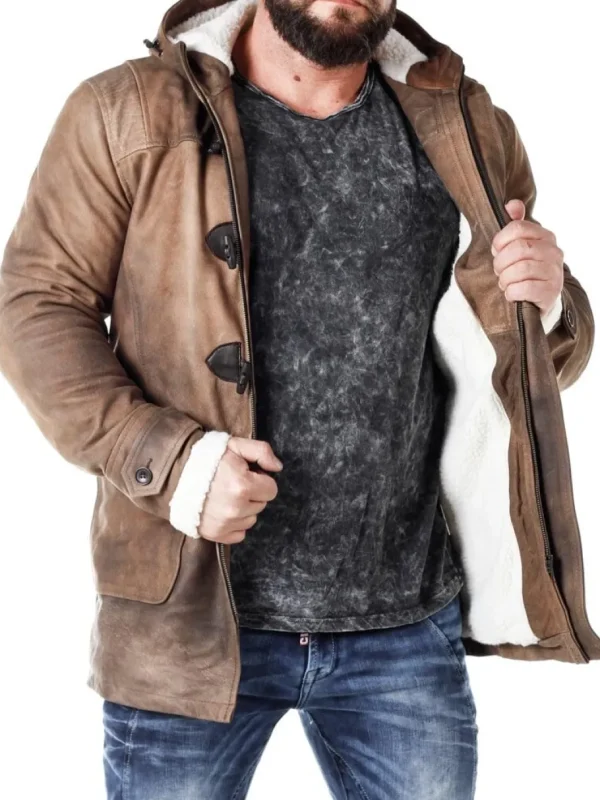 RD Matan Foret Skindfrakke - Brun^RockDenim Sale
