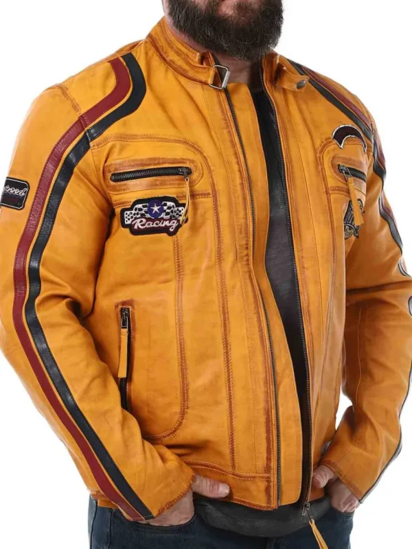RD Nitro Skindjakke - Orange^Rockdenim Sale