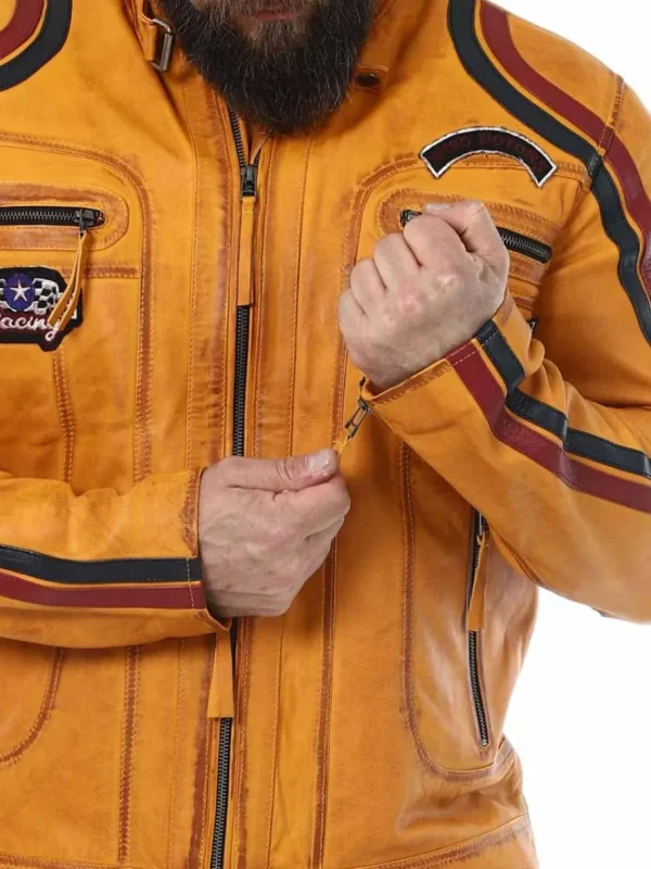 RD Nitro Skindjakke - Orange^Rockdenim Sale