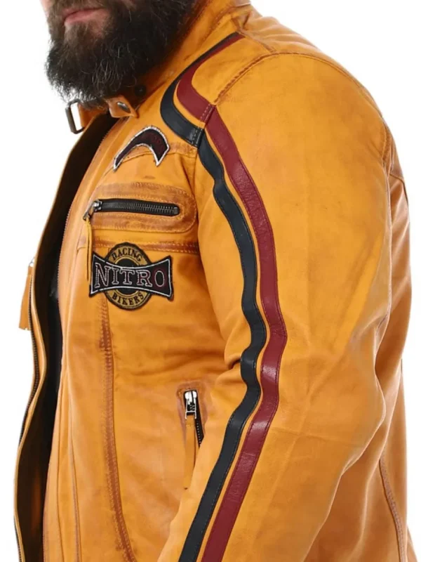 RD Nitro Skindjakke - Orange^Rockdenim Sale