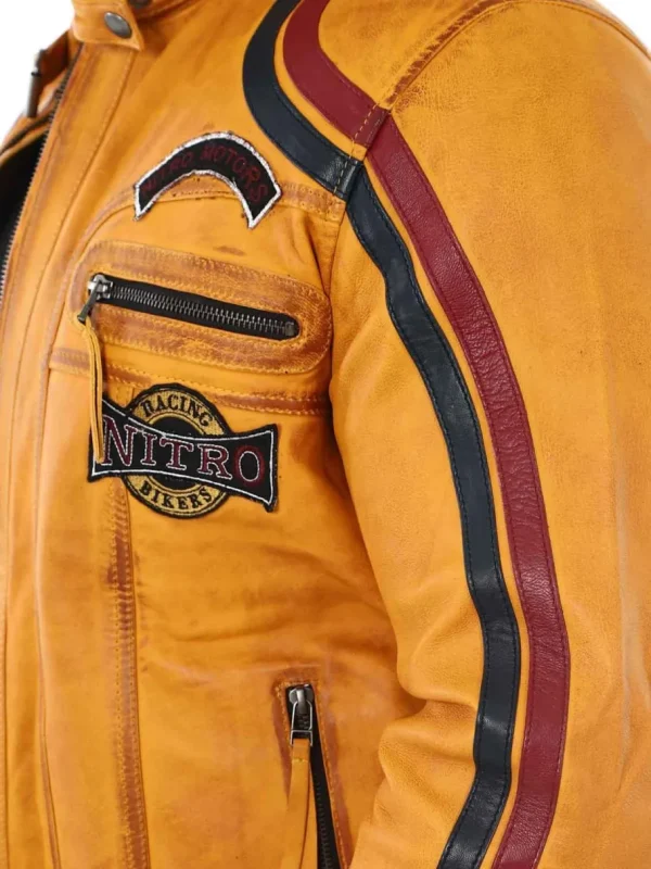 RD Nitro Skindjakke - Orange^Rockdenim Sale