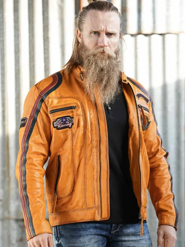 RD Nitro Skindjakke - Orange^Rockdenim Sale