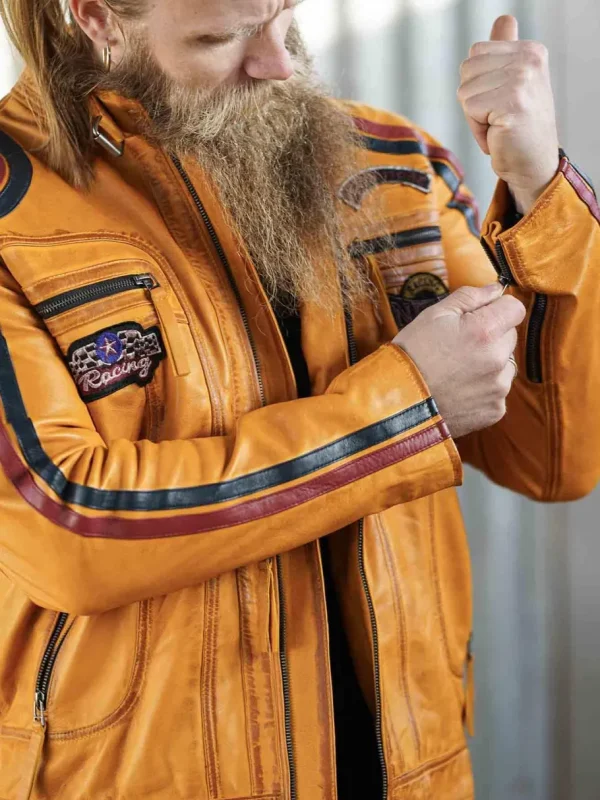 RD Nitro Skindjakke - Orange^Rockdenim Sale