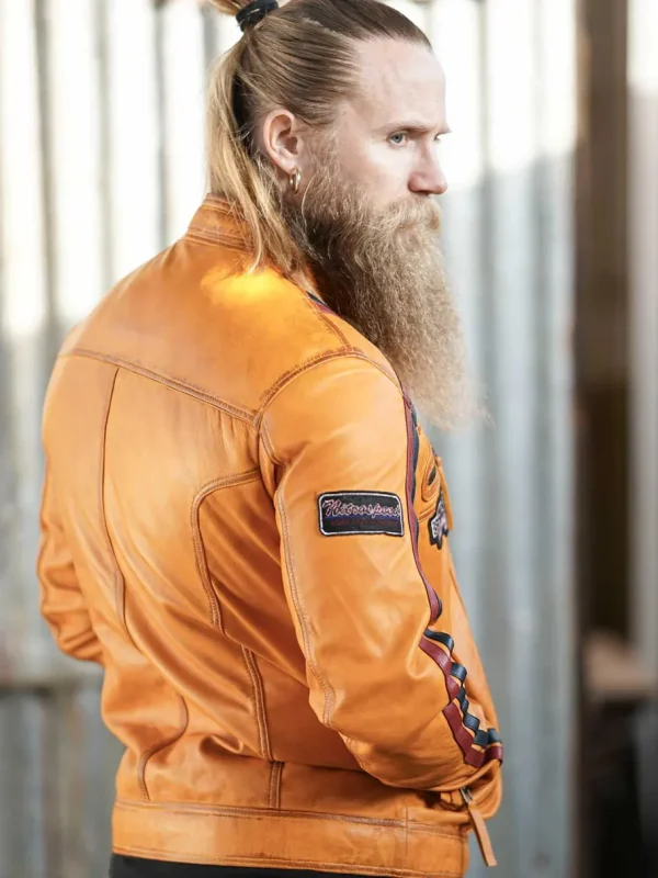 RD Nitro Skindjakke - Orange^Rockdenim Sale
