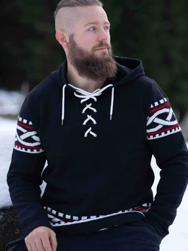 RD Njord Cashmere Strikket Trøje - Sort^Rockdenim Fashion