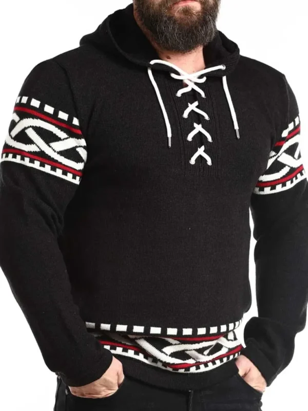 RD Njord Cashmere Strikket Trøje - Sort^Rockdenim Fashion
