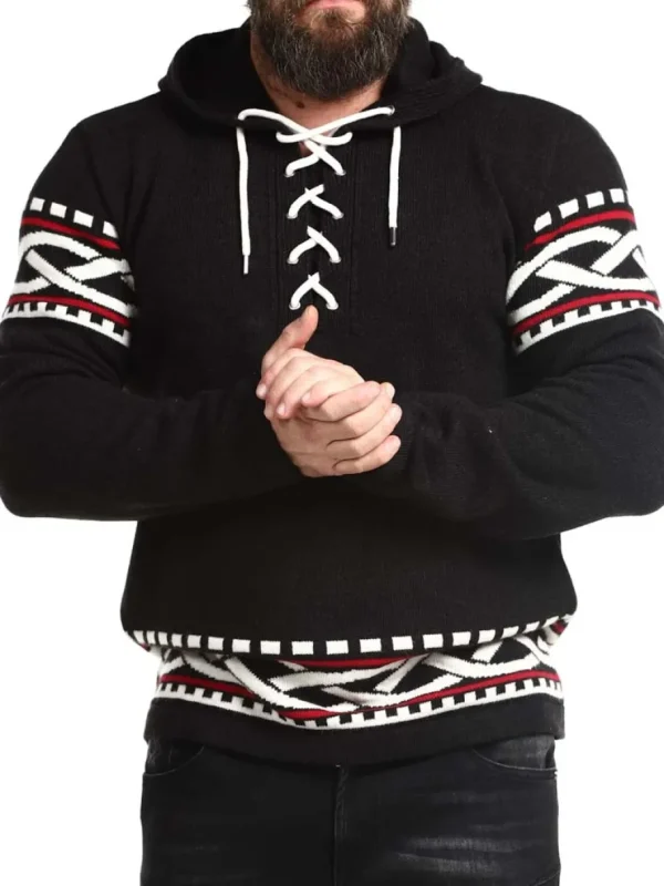 RD Njord Cashmere Strikket Trøje - Sort^Rockdenim Fashion