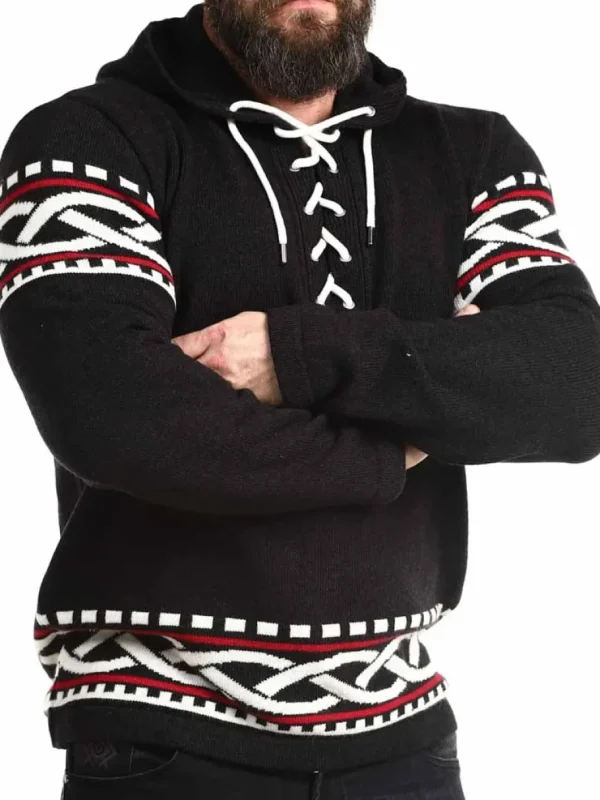 RD Njord Cashmere Strikket Trøje - Sort^Rockdenim Fashion