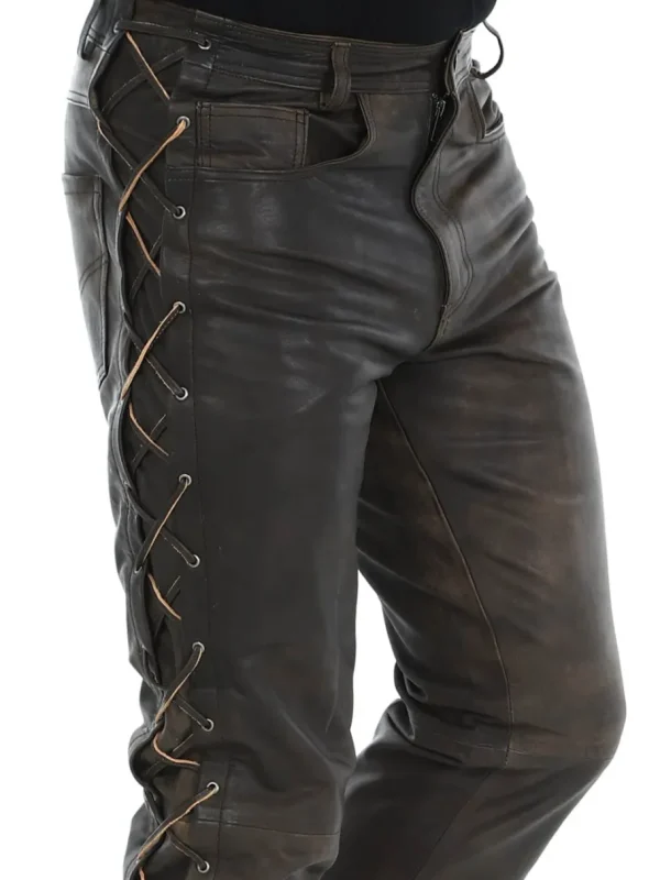 RD Premium Nitro Skindbukser - Brun^Rockdenim Fashion