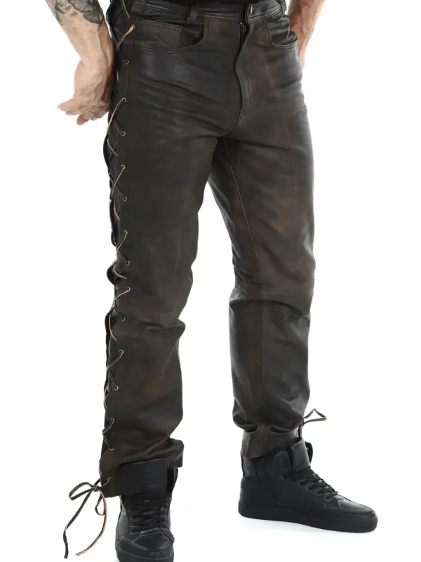RD Premium Nitro Skindbukser - Brun^Rockdenim Fashion