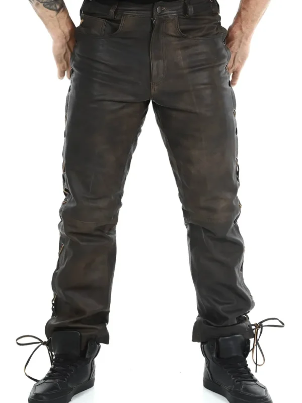 RD Premium Nitro Skindbukser - Brun^Rockdenim Fashion