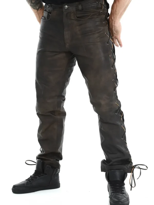 RD Premium Nitro Skindbukser - Brun^Rockdenim Fashion