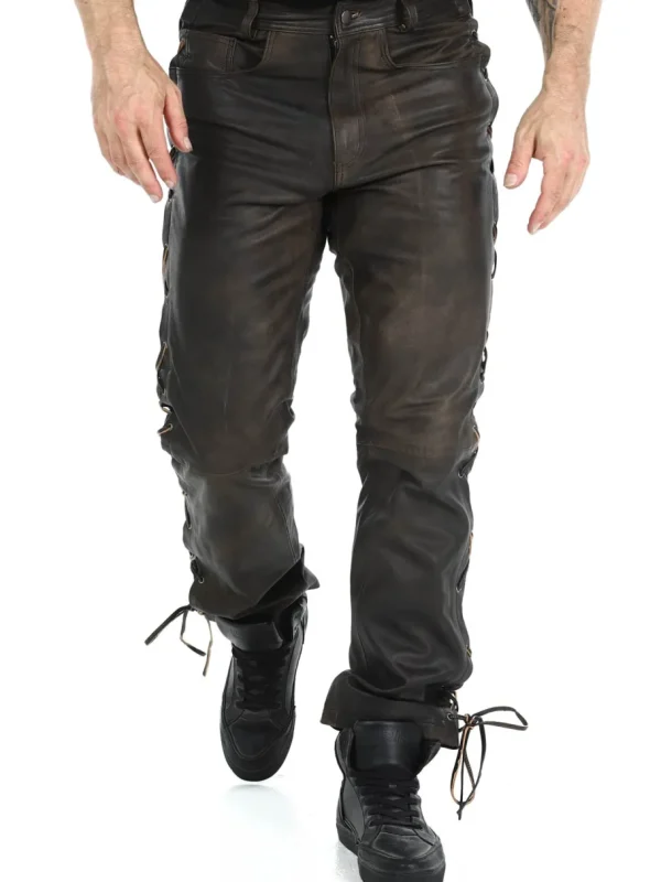 RD Premium Nitro Skindbukser - Brun^Rockdenim Fashion