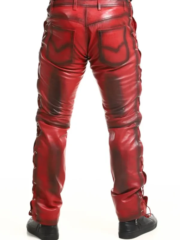RD Premium Nitro Skinnbukser - Dirty Red^Rockdenim Discount