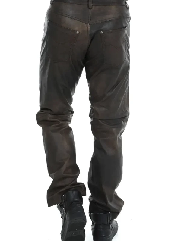 RD Premium Thunder Skindbukser - Brun^Rockdenim Best