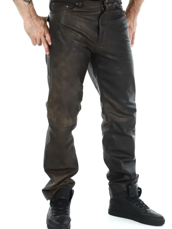 RD Premium Thunder Skindbukser - Brun^Rockdenim Best
