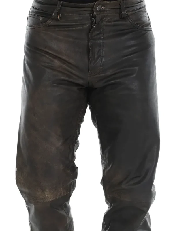 RD Premium Thunder Skindbukser - Brun^Rockdenim Best