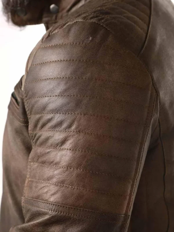 RD Rivian Skindjakke - Brun^Rockdenim Hot