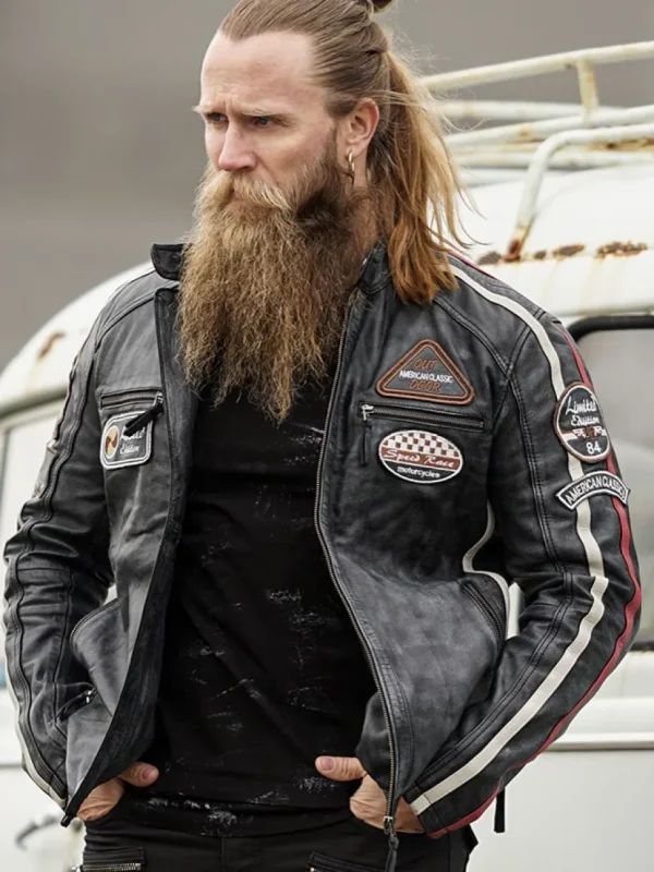 RD Road Runner Skindjakke - Sort^Rockdenim Sale