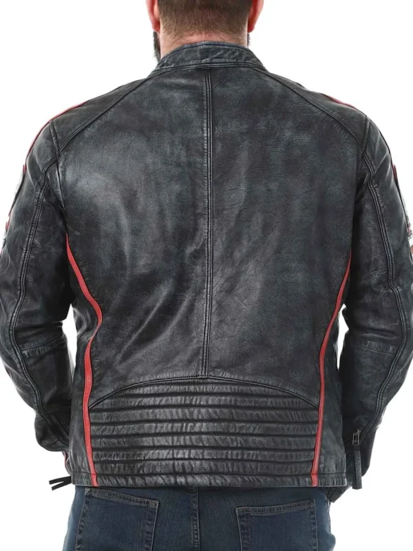 RD Road Runner Skindjakke - Sort^Rockdenim Sale
