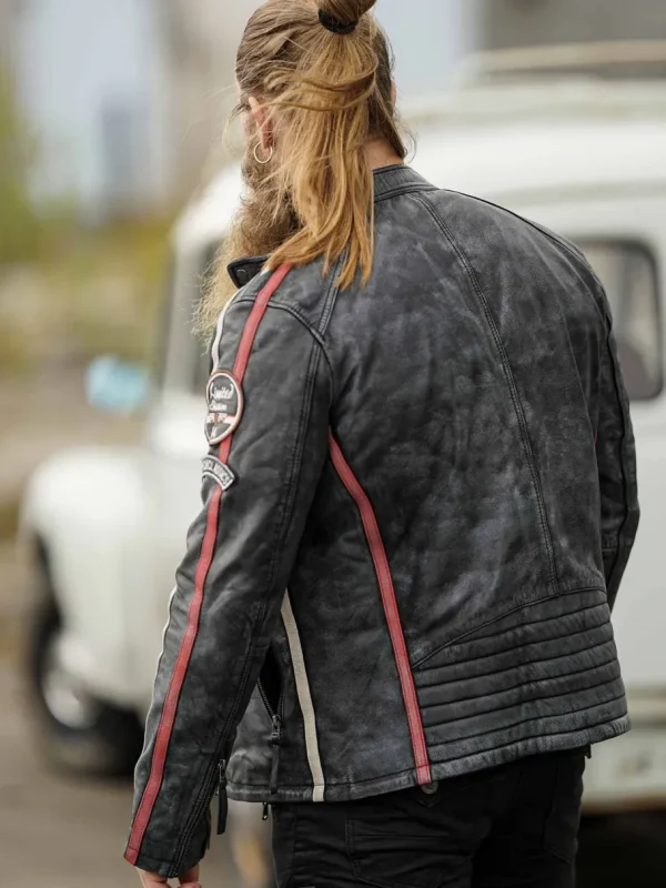 RD Road Runner Skindjakke - Sort^Rockdenim Sale