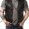 RD Rooster Skindvest - Brun^Rockdenim Clearance