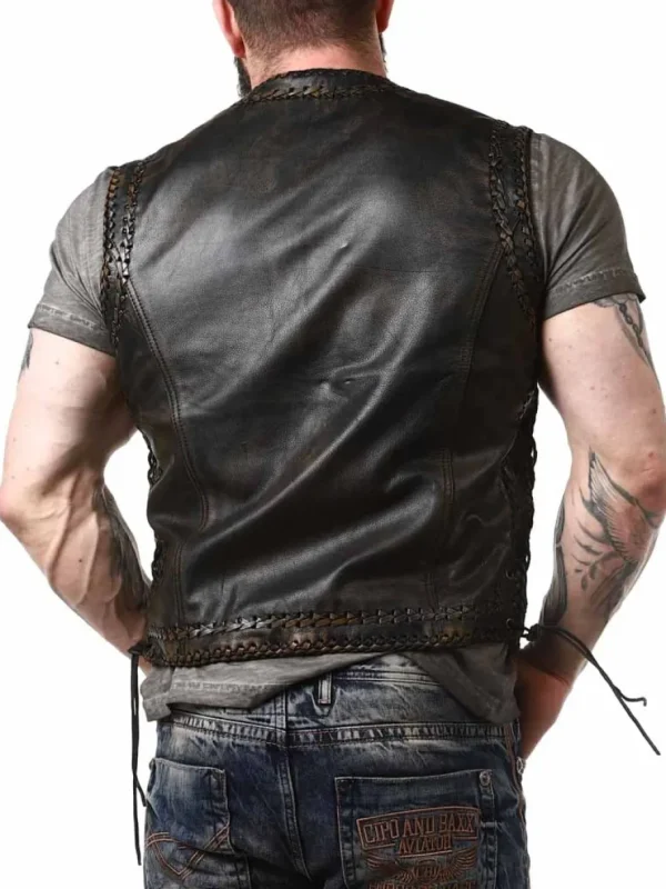 RD Rooster Skindvest - Brun^Rockdenim Clearance