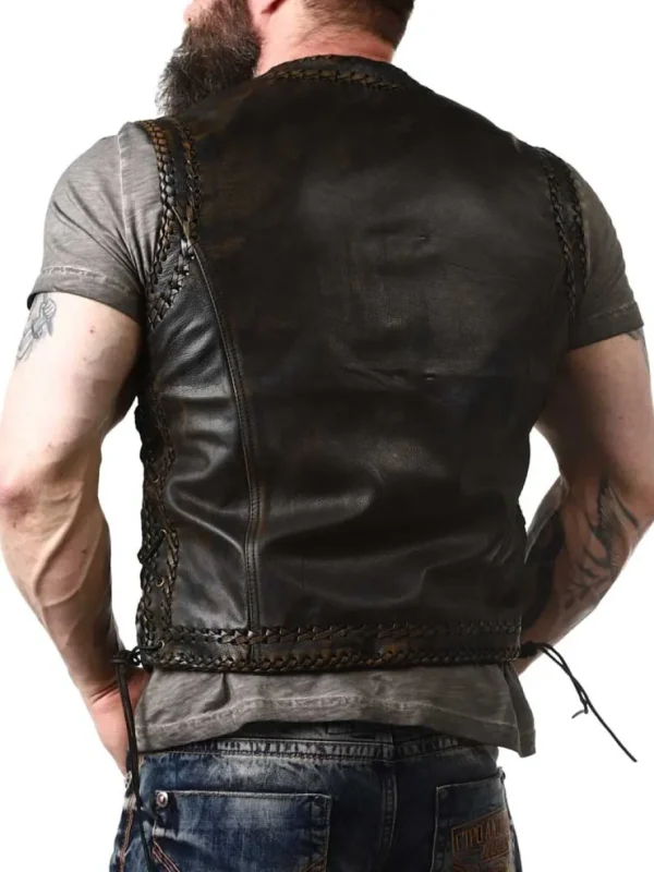 RD Rooster Skindvest - Brun^Rockdenim Clearance