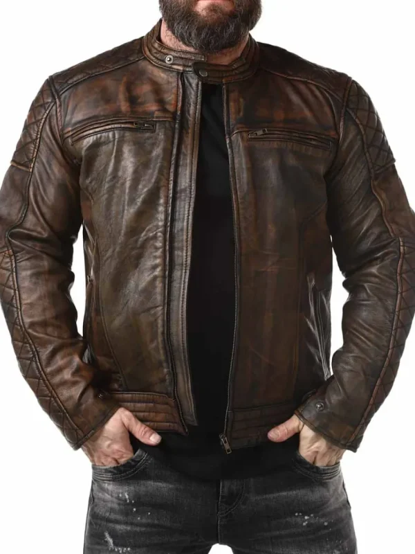 RD Rooster Skinnjakke - Brun^Rockdenim Fashion