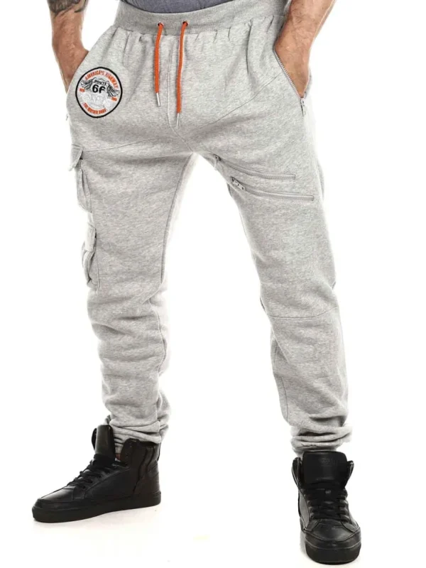 RD Route 66 Sweatpants - Lysegrå^RockDenim Discount