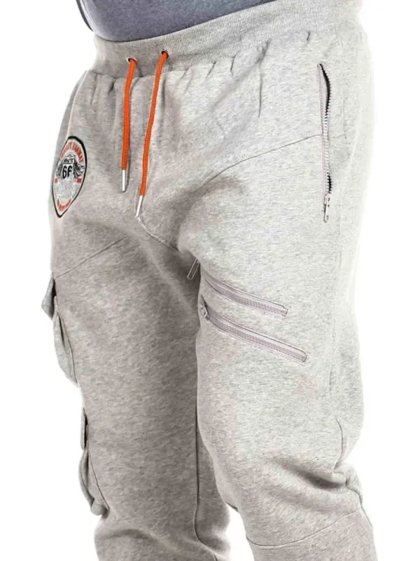 RD Route 66 Sweatpants - Lysegrå^RockDenim Discount