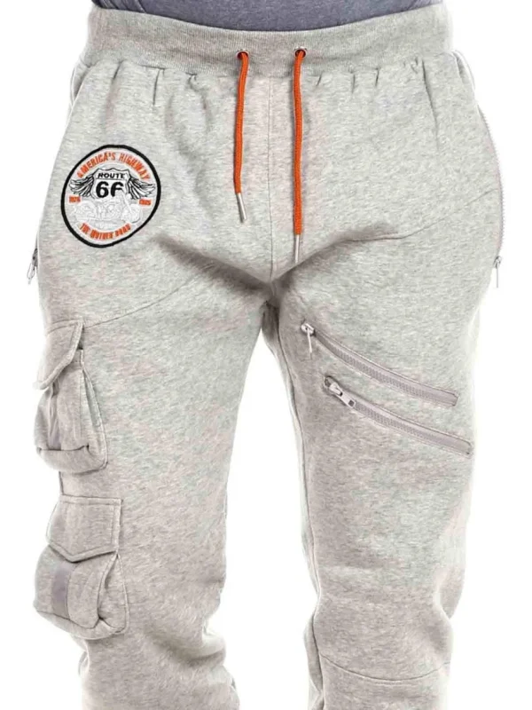 RD Route 66 Sweatpants - Lysegrå^RockDenim Discount