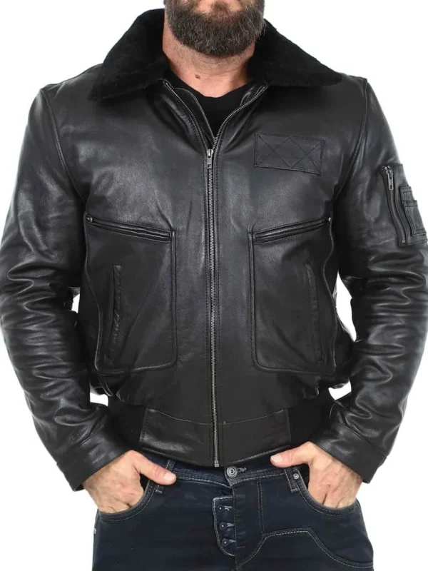 RD Stormhide Foret Skindjakke - Sort^Rockdenim New